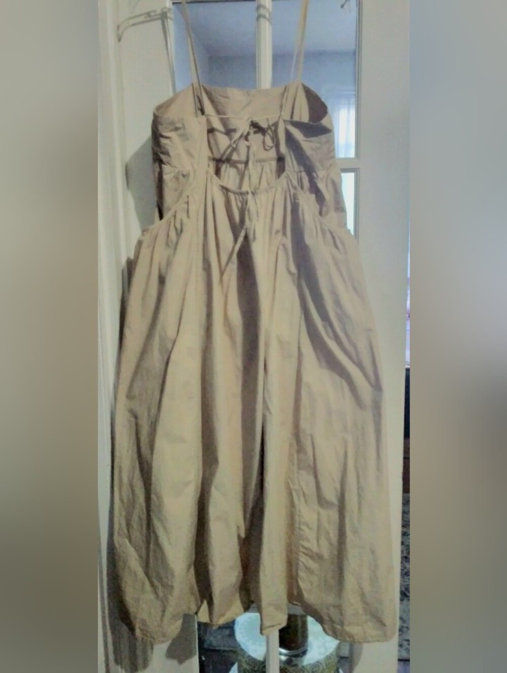 Boho Tan Midi Sun Dress - Picture 4 of 6